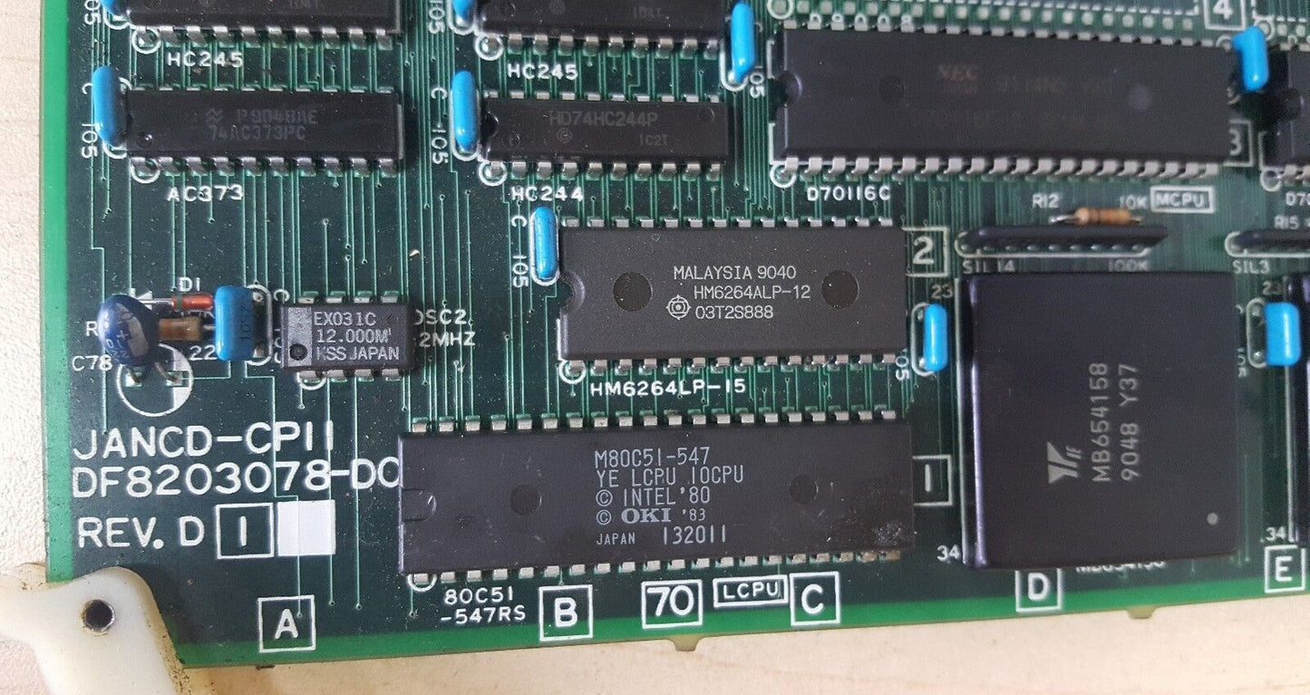 JANCD-CPII BOARD DF8203078-D0 REV D1