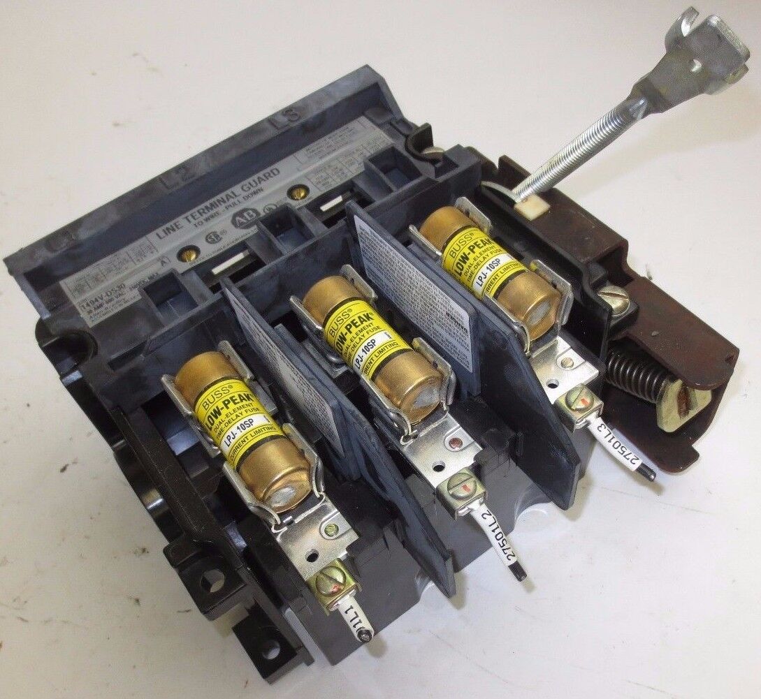ALLEN-BRADLEY 1494V-DS30 - FUSIBLE / FUSED DISCONNECT SWITCH - 30A, 600VAC