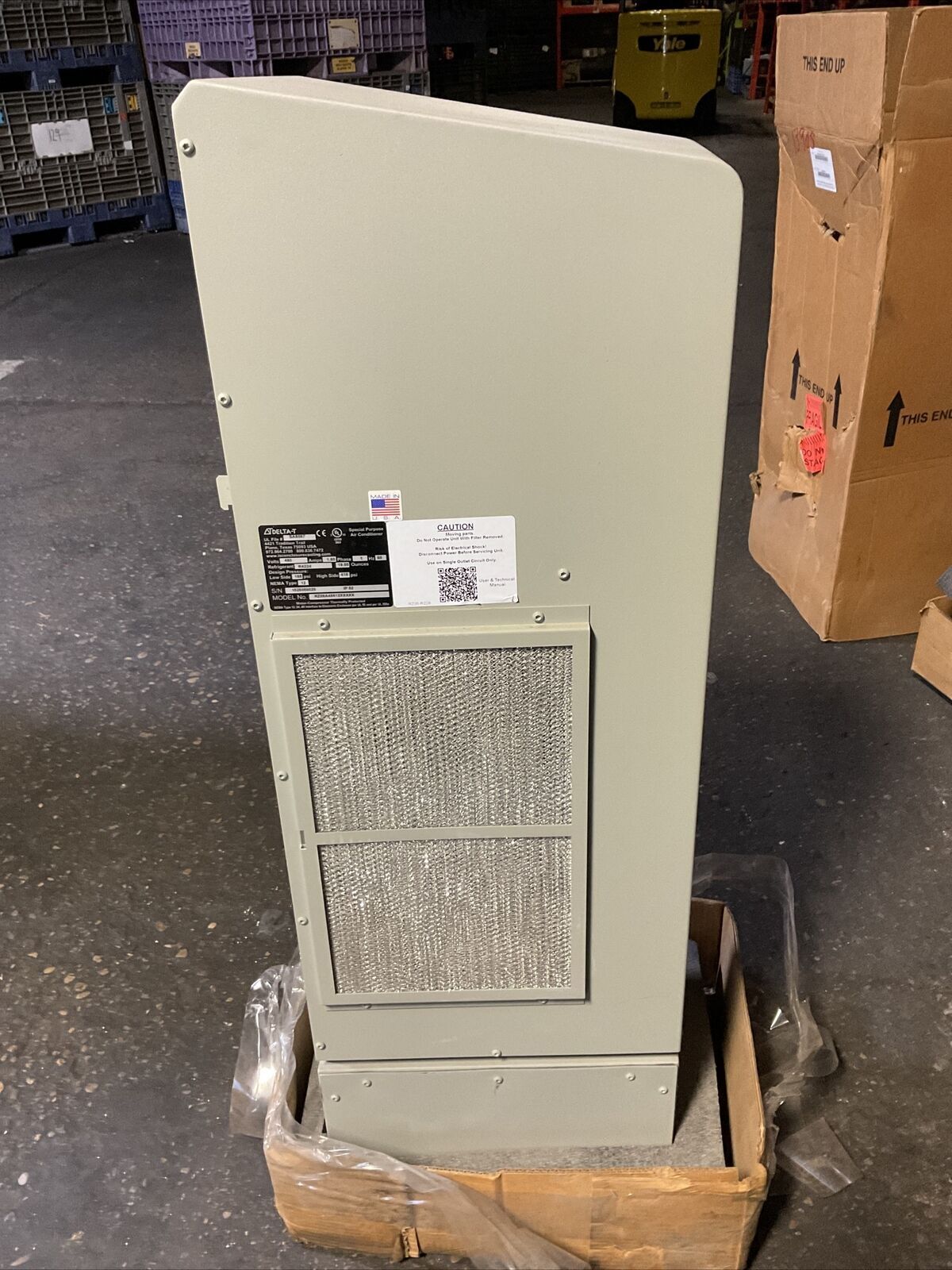 DELTA T RZ08A48612XXXXX SPECIAL PURPOSE AIR CONDITIONER 480V 1.8A 1PH HIGH SIDE