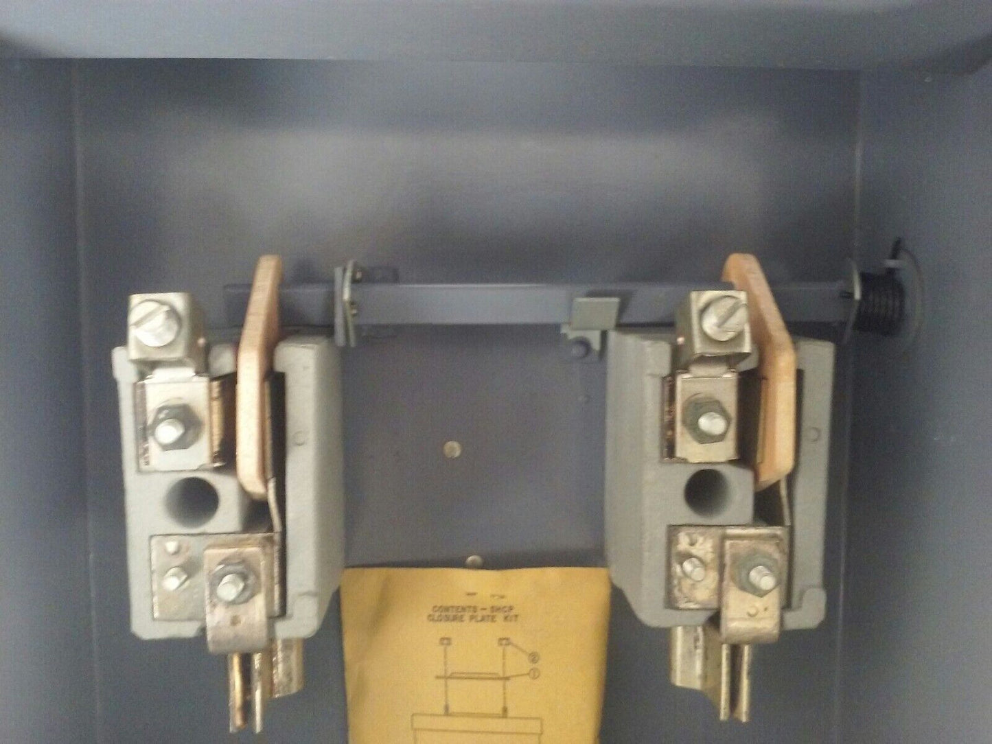 WADSWORTH 07813B FUSIBLE SAFETY SWITCH 3P 125-250V 240VAC 100A 15HP RAINTIGHT