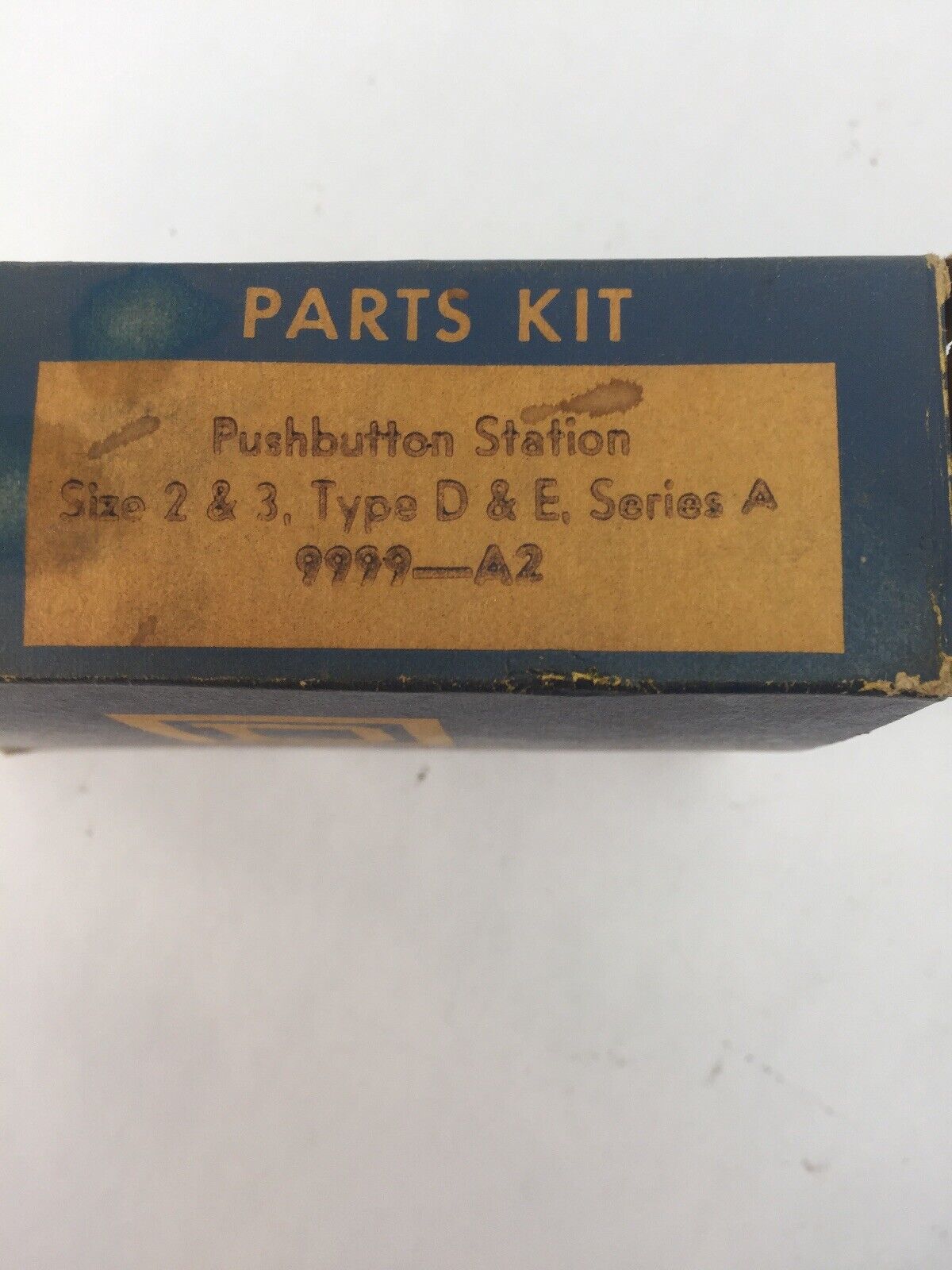 SQUARE D 9999 A2 PUSHBUTTON STATION SIZE 2 & 3 TYPE D & E