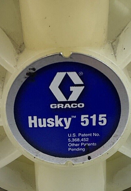 GRACO HUSKY 515 PUMP DOUBLE DIAPHRAGM AIR OPERATED 241565 SER.08D140 16-61GPM