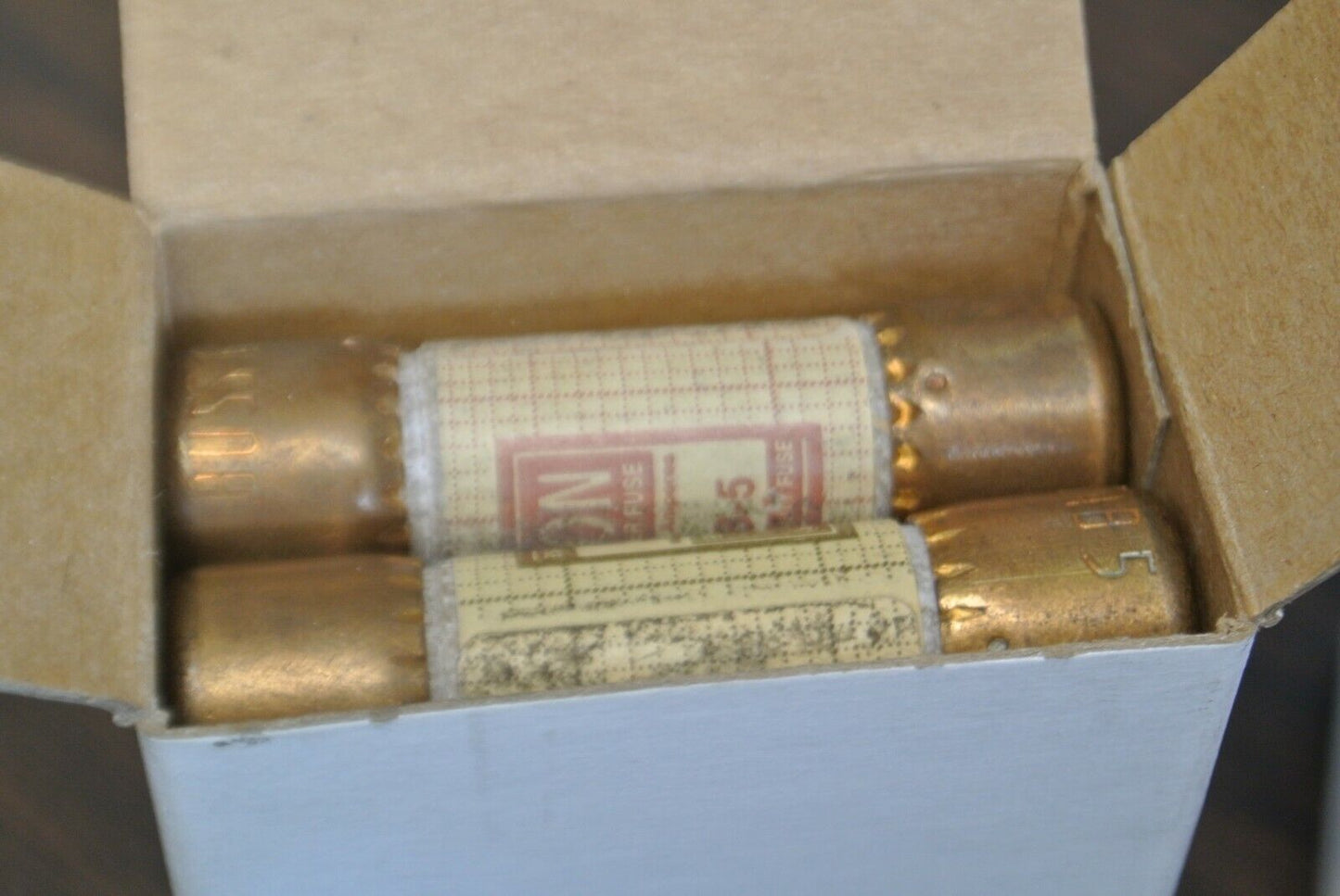 BOX of 10 / BUSSMANN / TRON KAB-5 RECTIFIER FUSES 5A / 250V NEW SURPLUS
