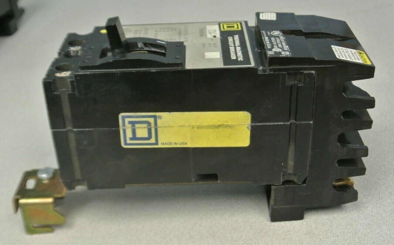 SQUARE D FA26020AC MOLDED CASE CIRCUIT BREAKER / 20A / 2-POLE / 600VAC