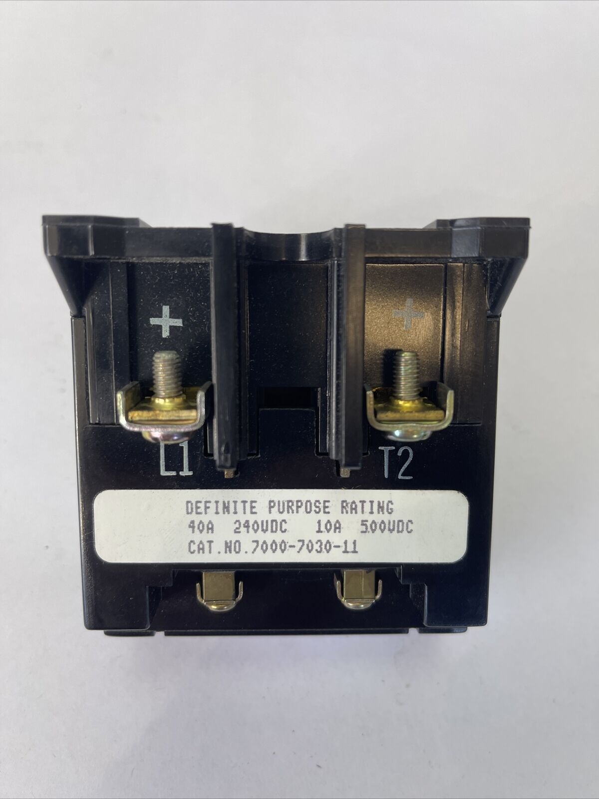 JOSLYN CLARK WARD LEONARD 7000-7030-11 CONTACTOR 500VDC 10A 240VDC 40A COIL 120V