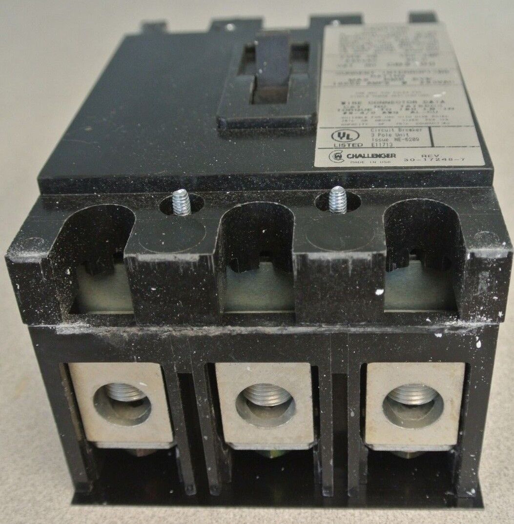 CHALLENGER CB3100L CIRCUIT BREAKER 100A / 240VAC / 3-POLE / NEW SURPLUS