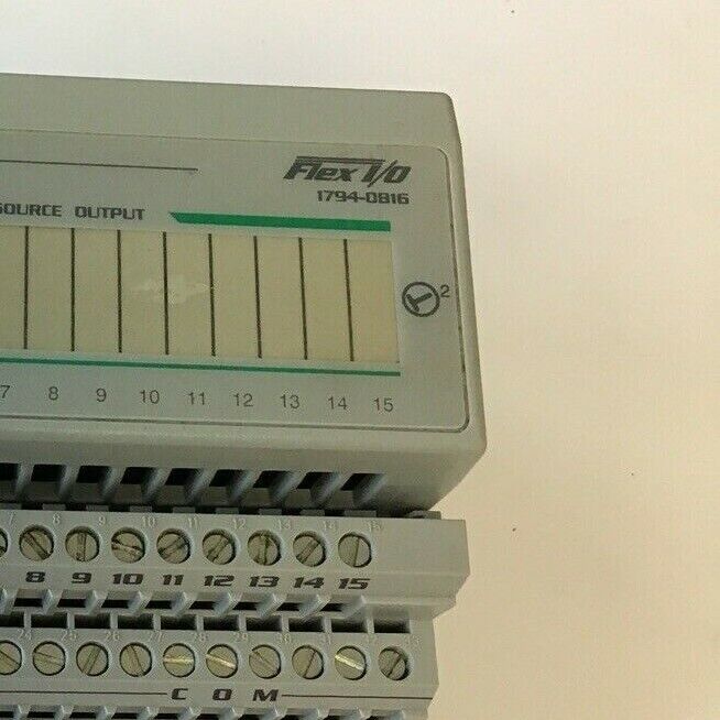 ALLEN BRADLEY 1794-0B16 FLEX I/O 24VDC SOURCE OUTPUT MODULE