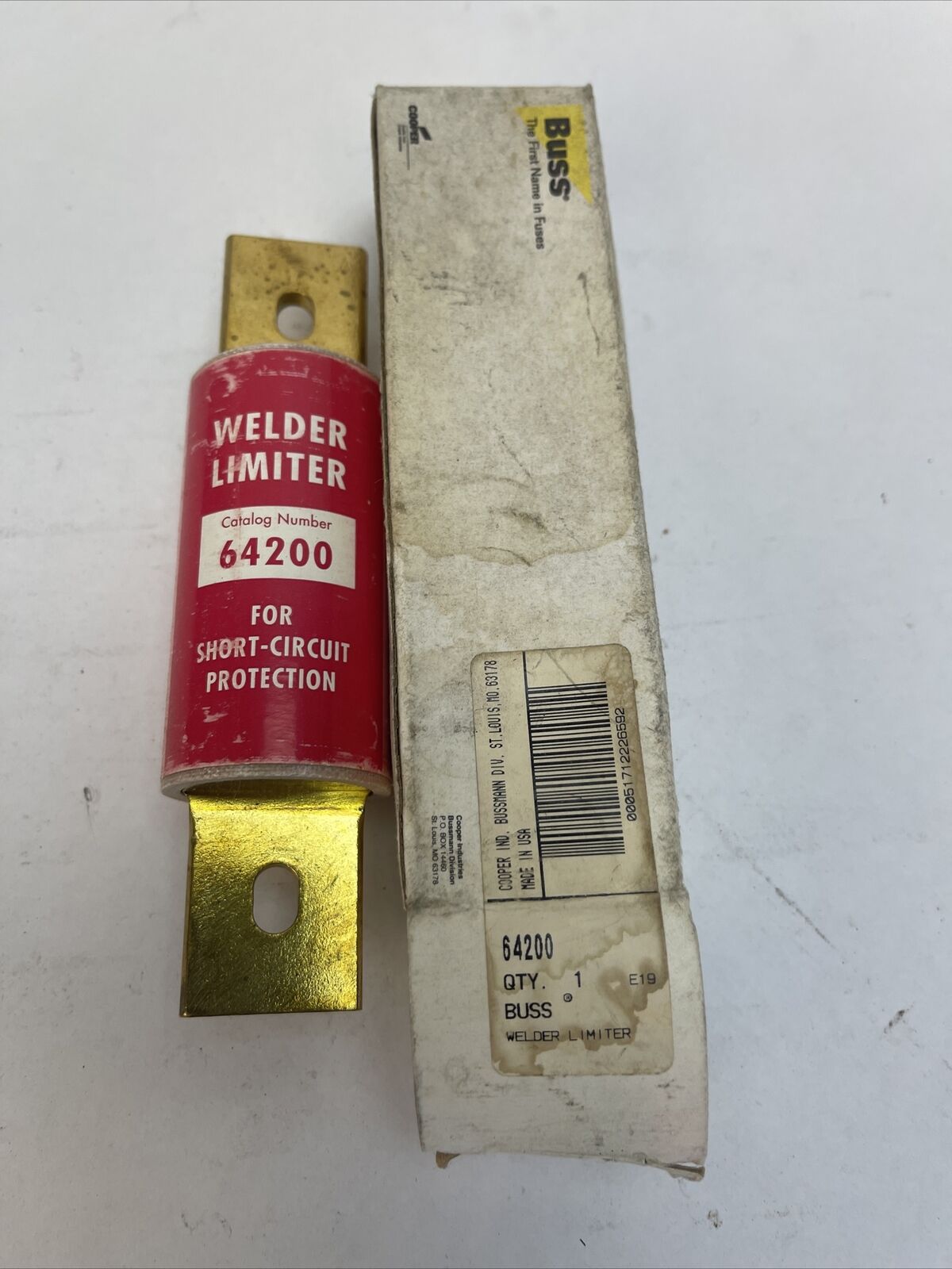 BUSSMANN 64200 WELDER LIMITER FOR SHORT CIRCUIT PROTECTION FUSE 600VAC
