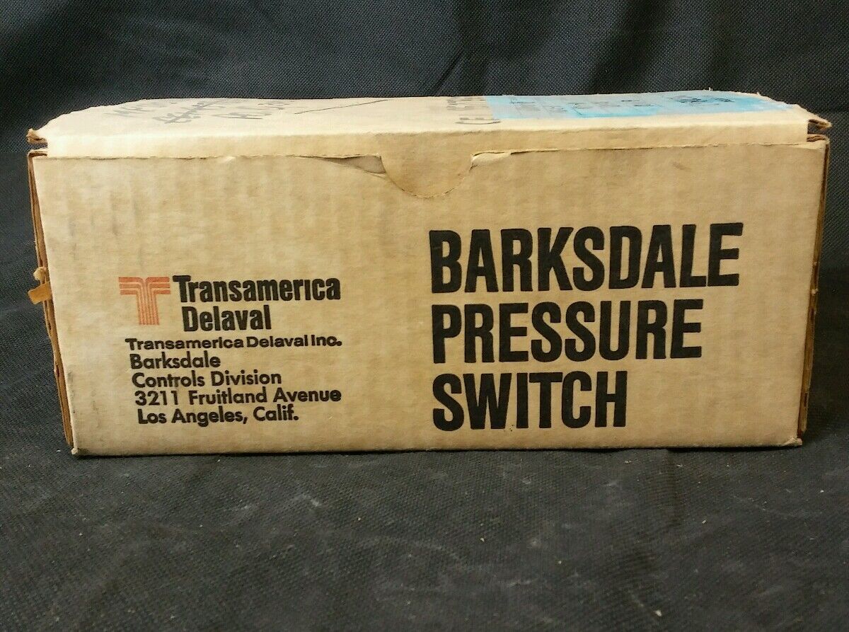 BARKSDALE DPD2T-A3 PRESSURE OR VACUUM ACTUATED SWITCH