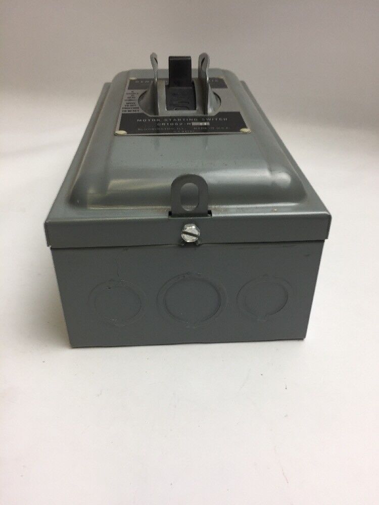 GE CR1062N5A MANUAL STARTER 1 1/2 HP 110V, 3 HP 220V, 5 HP 440-600V, 25-60 CY