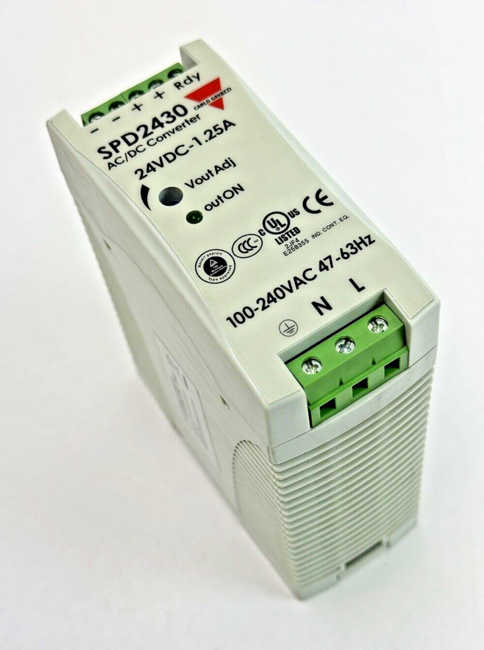 CARLO GAVAZZI - SPD24301 - POWER SUPPLY - 240VAC,47/63Hz - 24VDC,30W