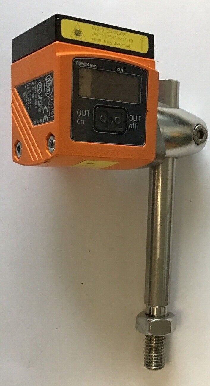 IFM O1DLFPKG PHOTO ELECTRIC DISTANCE SENSOR O1D101 30VDC 200MA