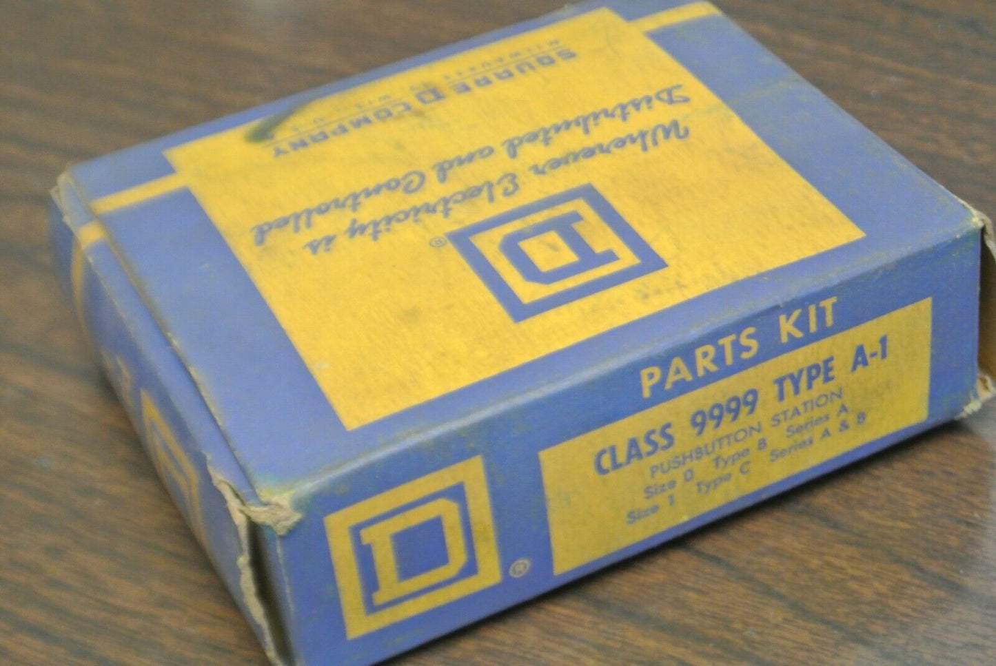 SQUARE D / 9999 TYPE A-1 PUSHBUTTON STATION / SIZE 0, SIZE 1 / NEW SURPLUS