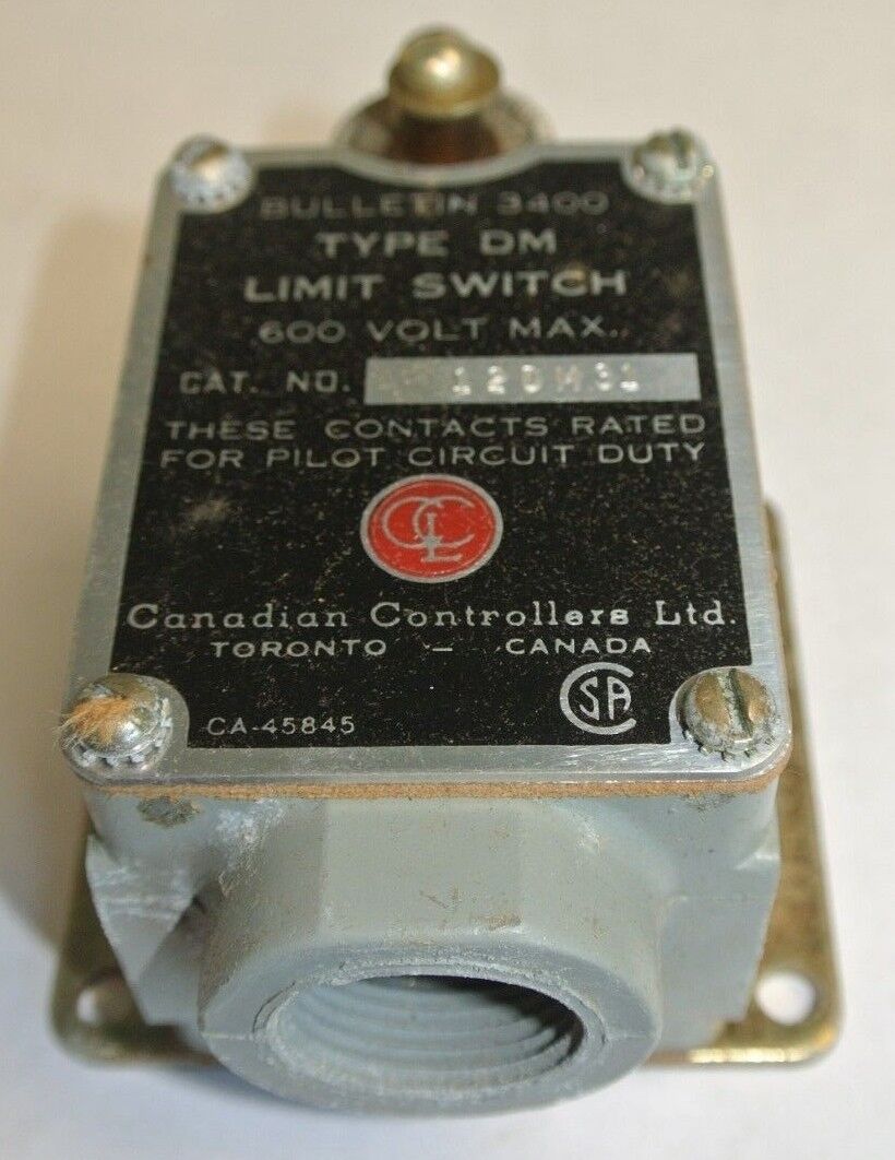 CLARK / AO SMITH 12DM31 LIMIT SWITCH - DUST- & OIL-TIGHT 600VAC - NEW SURPLUS