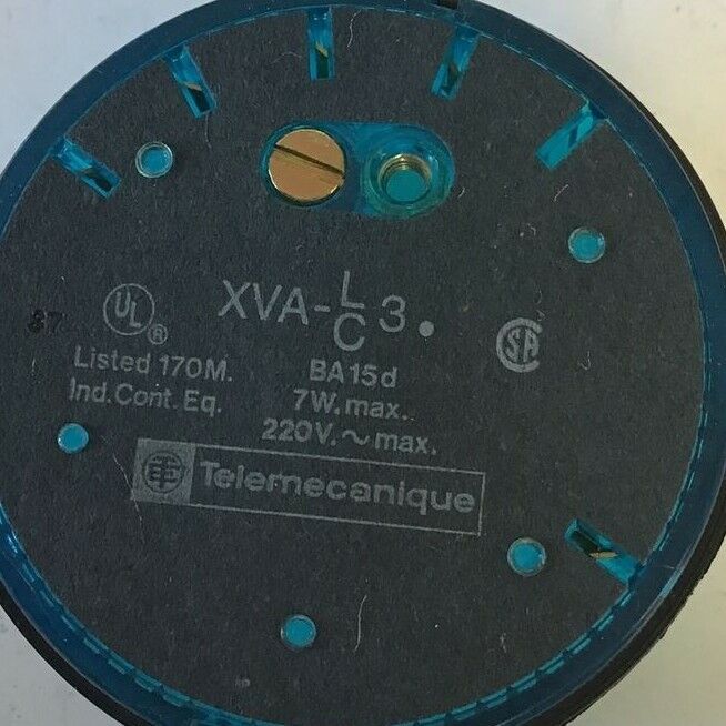 TELEMECANIQUE XVA-LC3 INDICATING BEACON COVER BLUE 7W 220VAC