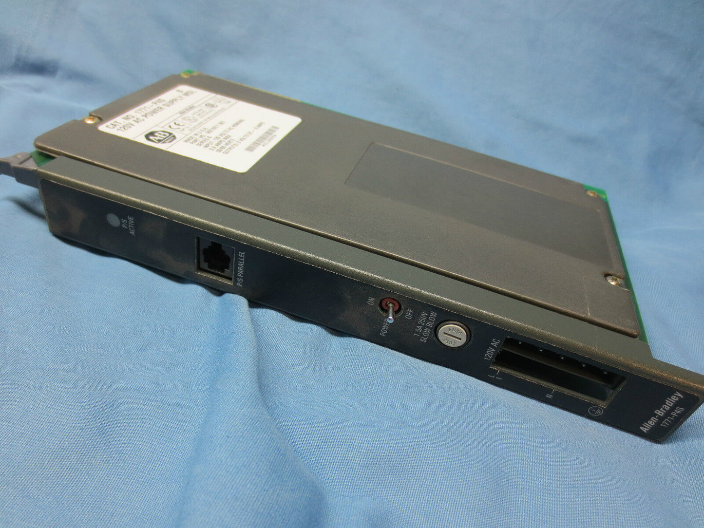 ALLEN-BRADLEY 120V AC POWER SUPPLY MODULE 1771-P4S, Ser. B