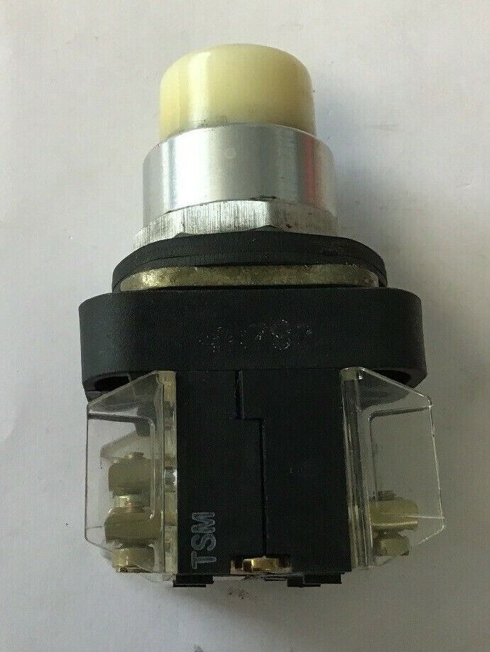 ALLEN BRADLEY 800T-QB10 WHITE PUSH BUTTON SER T 120V