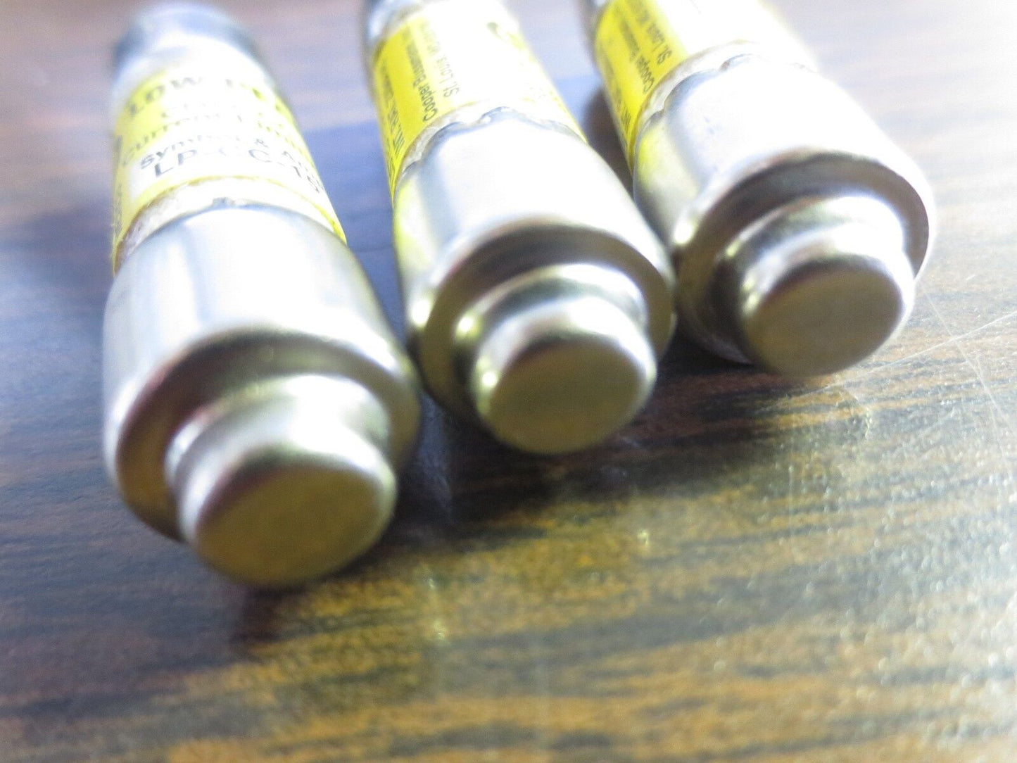 COOPER BUSSMANN LP-CC-15 LOW-PEAK FUSE - LOT of 3