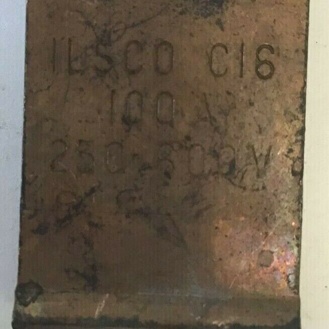 ILSCO C16 FUSE CLIP/HOLDER 100A 250/600V ****LOTOF12***