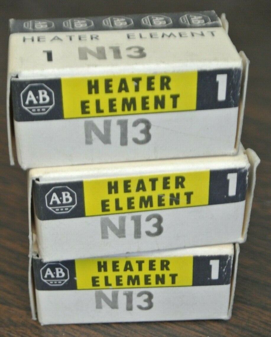 LOT of 3 / ALLEN-BRADLEY N13 OVERLOAD HEATER ELEMENT
