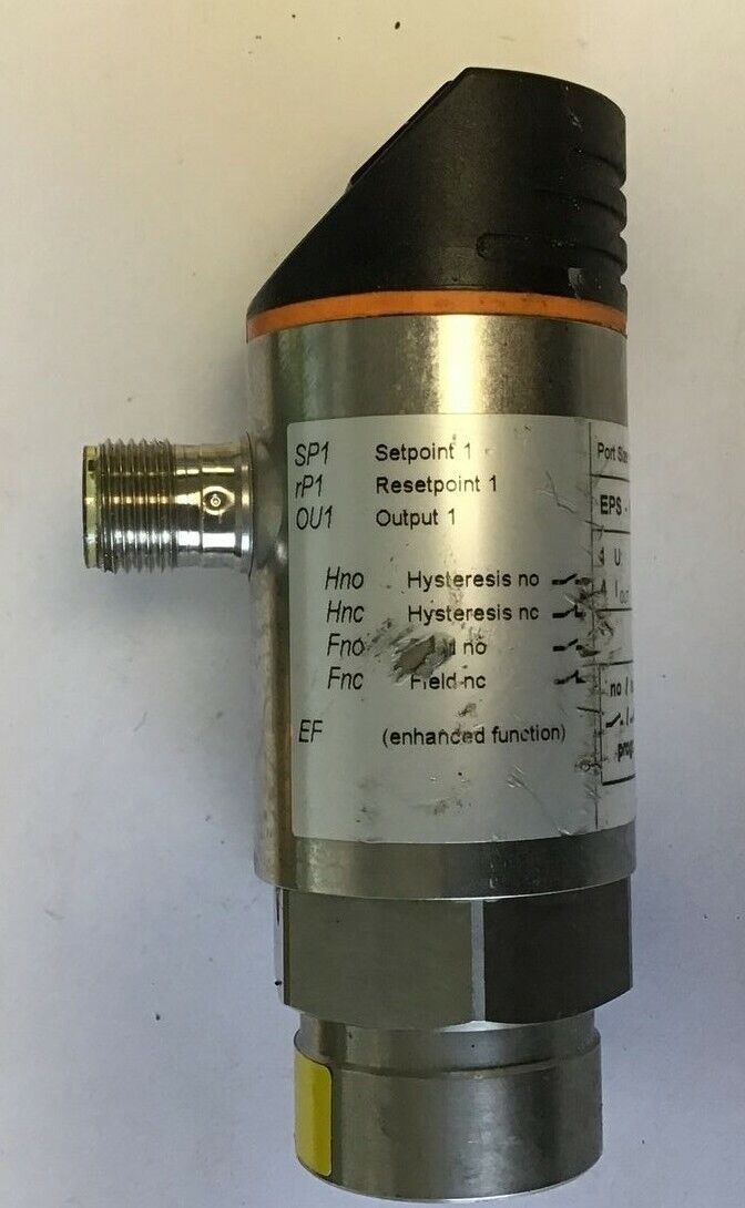 IFM PN5204 PRESSURE SWITCH PORT 1/4 18-36VDC 250MA
