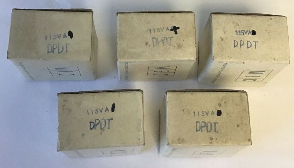 MASTER ELECTRONIC CONTROLS GM-DPDT-115A RELAY***LOTOF5***