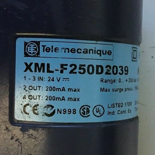 TELEMECANIQUE XML-F250D2039 PRESSURE SWITCH NAUTILUS 24VDC