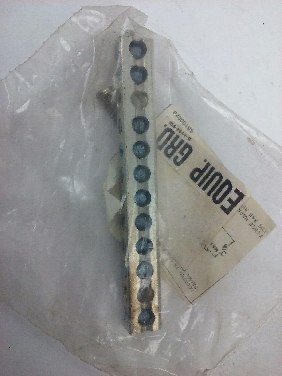 GOULD GB10, GB 10, GROUNDING BAR KIT, LOT OF 4, NEW OTHER