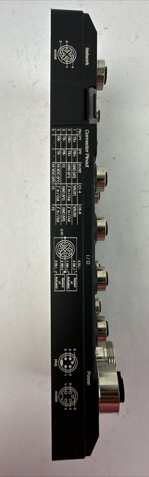 TURCK TBEN-L1-16DXP ETHERNET I/O MODULE POWER SUPPLY 18...30VDC F/W VER V3.1.2.0