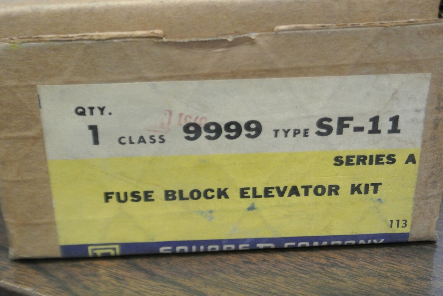 SQUARE D / 9999 SF-11 / FUSE BLOCK ELEVATOR KIT / NEW SURPLUS