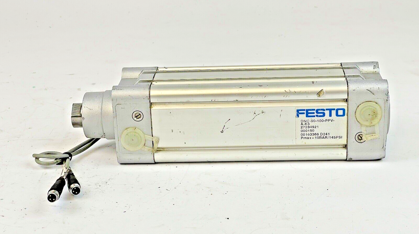 FESTO - DNC-50-100-PPV-A-K3 -PNEUMATIC ISO CYLINDER-0.06 MPa...1.2 MPa,0.6-12bar