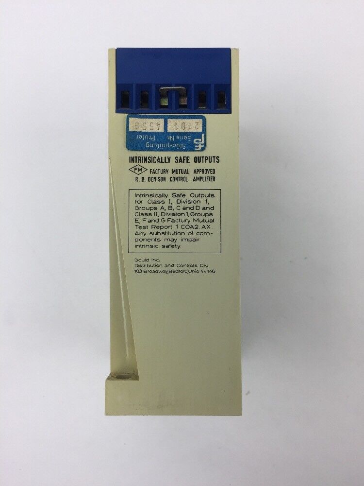 R.B. DENISON WE77/EX-1 PROX SWITCH OUTPUT: CHANGEOVER CONTACT 250V/4A/500 VA