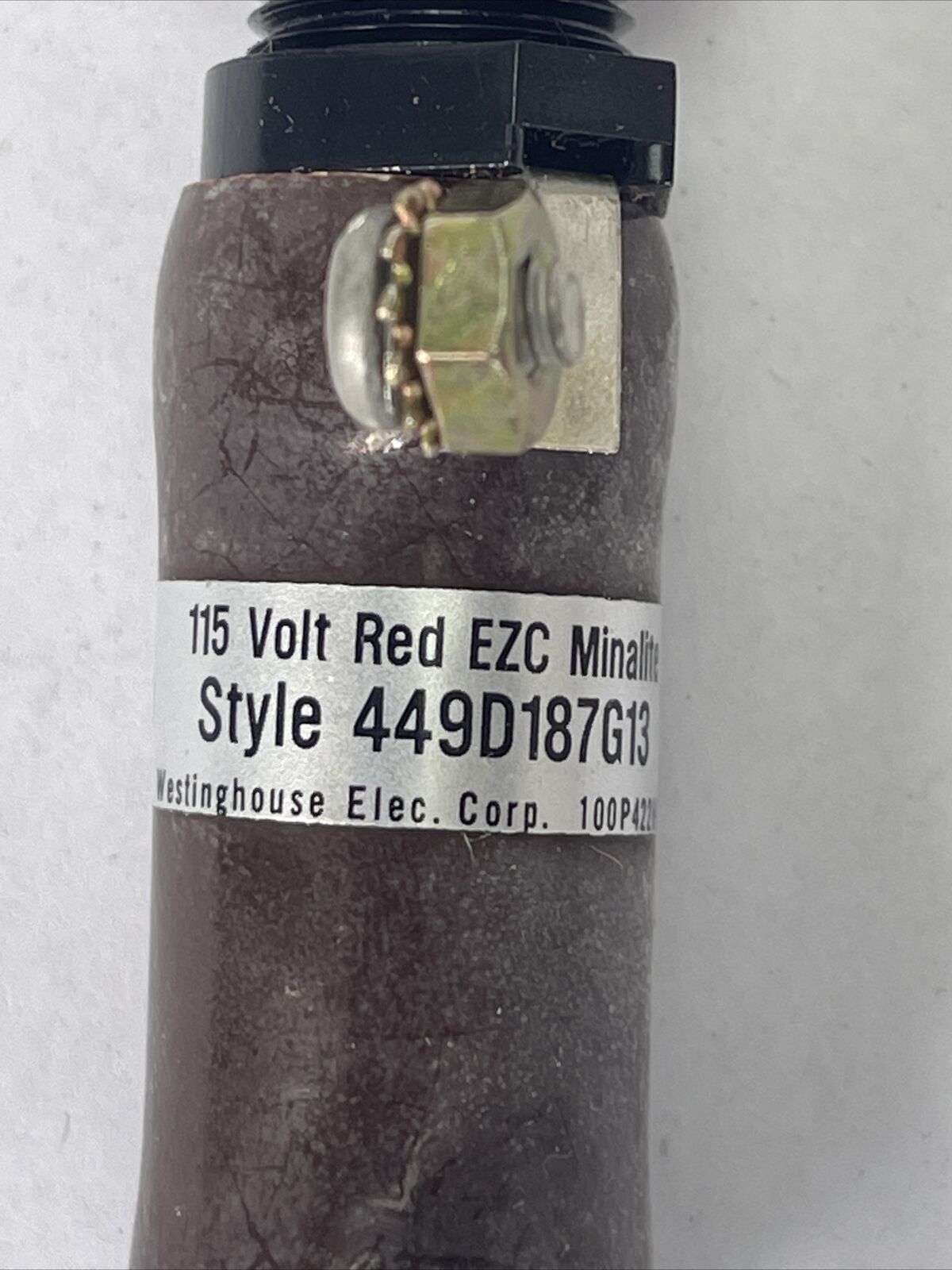 WESTINGHOUSE 449D187G13 115 VOLT RED EZC MINALITE 2900 OHMS