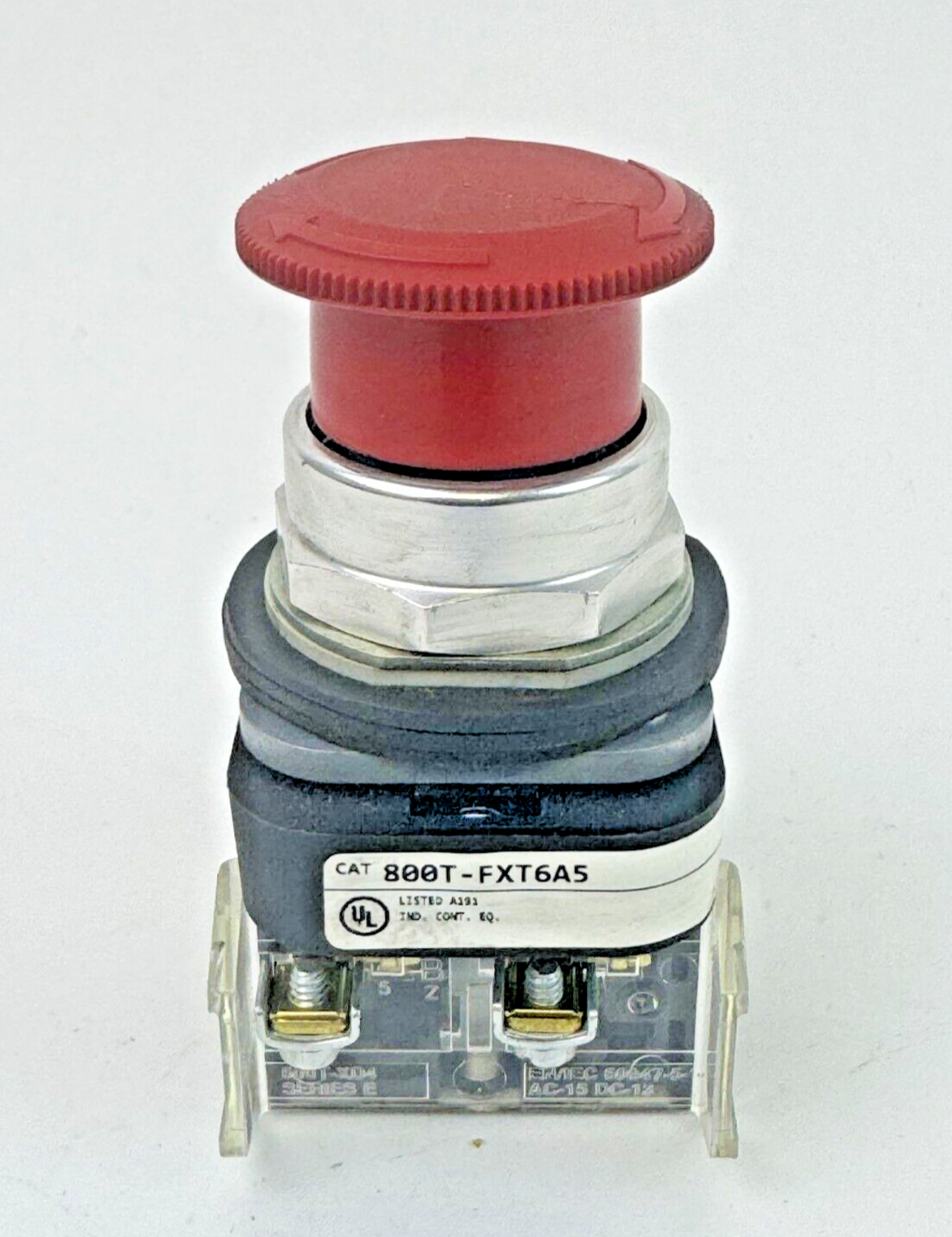 ALLEN-BRADLEY - 800T-FXT6A5 SER. T - MUSHROOM TWIST RELEASE E-STOP SWITCH