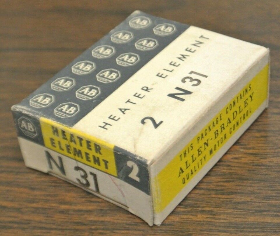 BOX of 2 / ALLEN-BRADLEY N31 THERMAL OVERLOAD HEATER ELEMENT / NEW SURPLUS