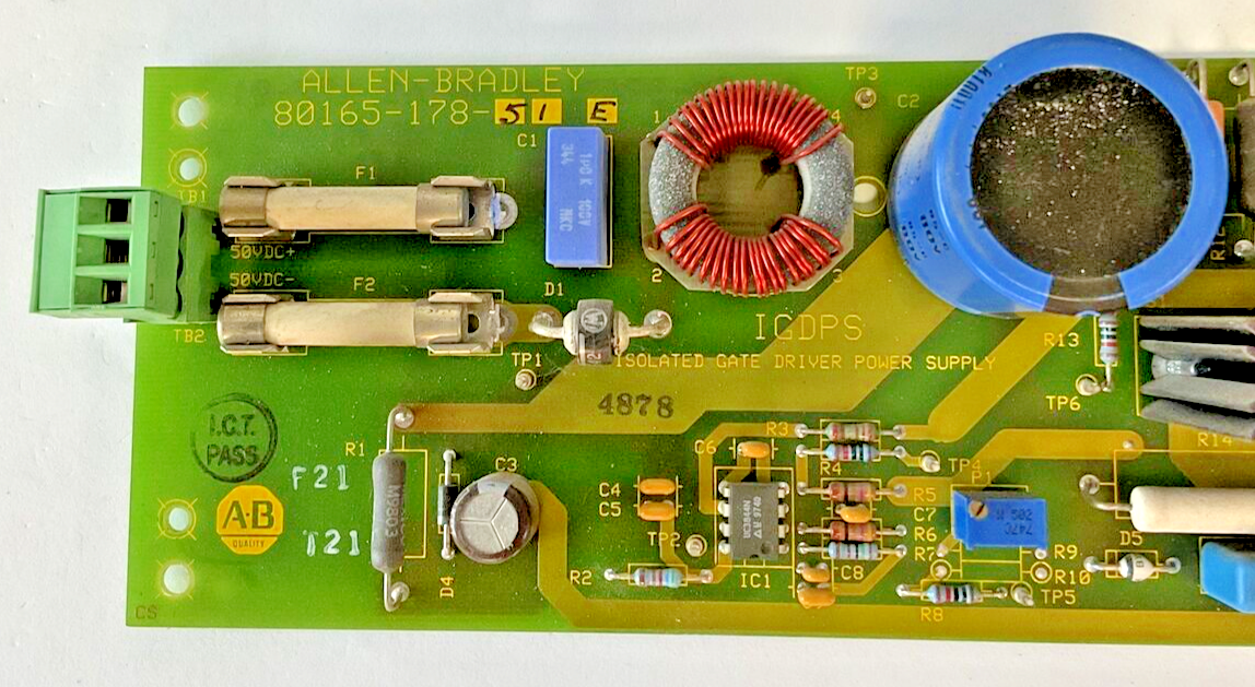 ALLEN BRADLEY 80165-178-51E ISOLATED GATE DRIVER POWER SUPPLY