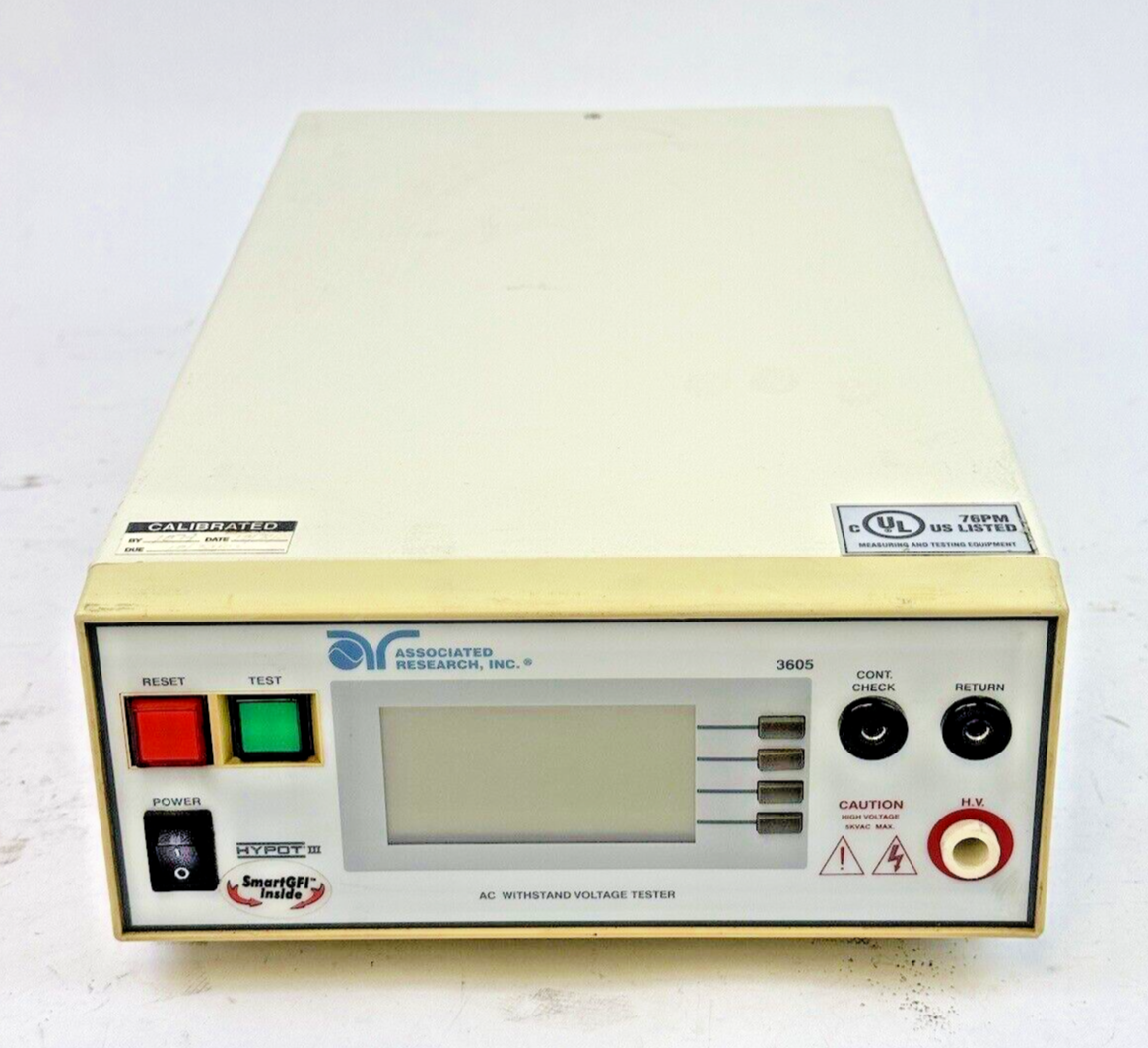 ASSOCIATED RESEARCH - 3605 - HYPOT III - AC WITHSTAND VOLTAGE TESTER 5KV