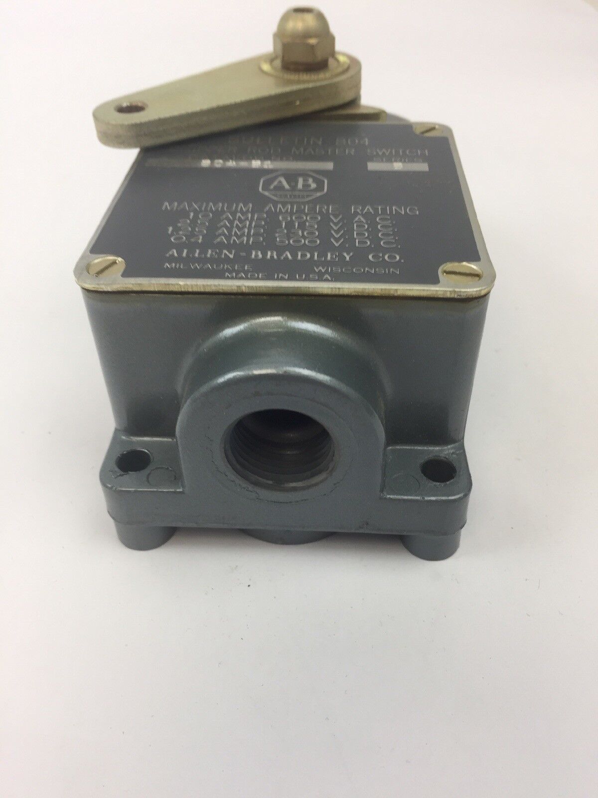 ALLEN BRADLEY 804-B1 SHIPPER ROD MASTER SWITCH