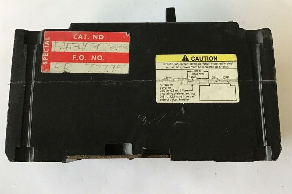 SQUARE D FAF340302333 CIRCUIT BREAKER 30A 250VDC 480VAC