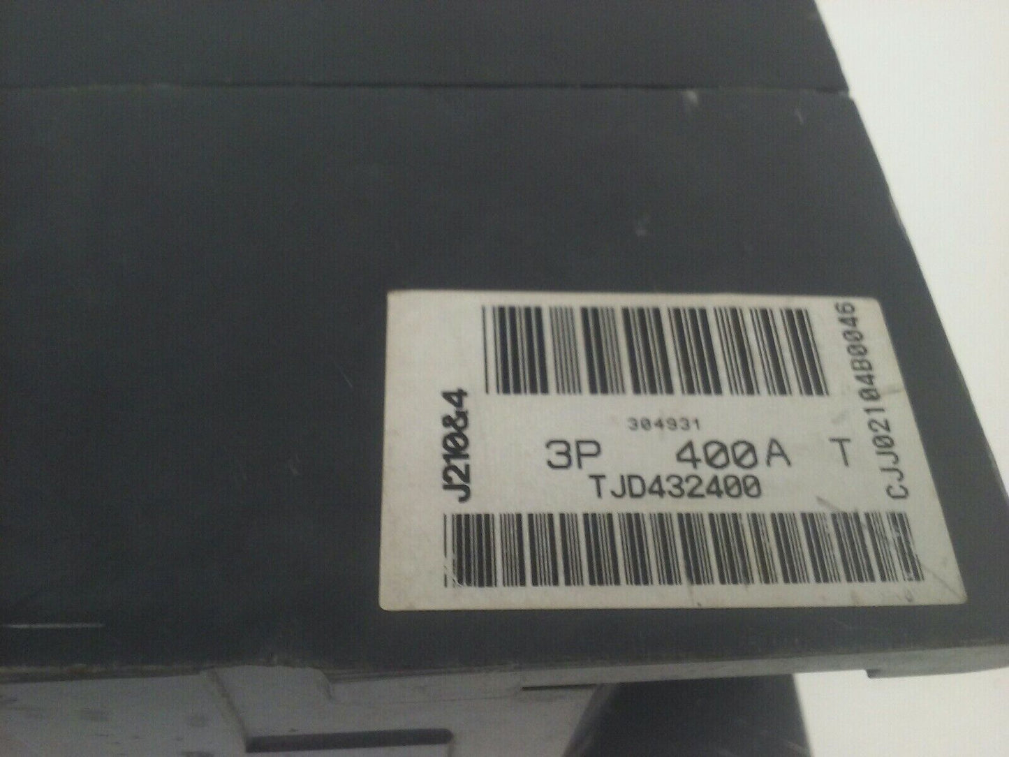 GENERAL ELECTRIC TJD432400 CIRCUIT BREAKER TRIP UNIT 400A 240VAC/250VDC 3P 22KA