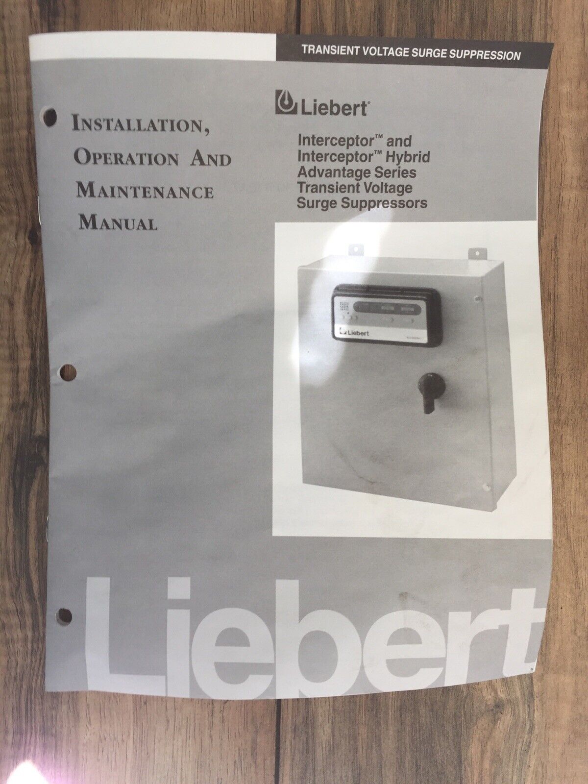 LIBERT S277Y220R-01 SURGE SUPRESSOR 277/480V 3PHASE WYE 3W+G 50/60HZ