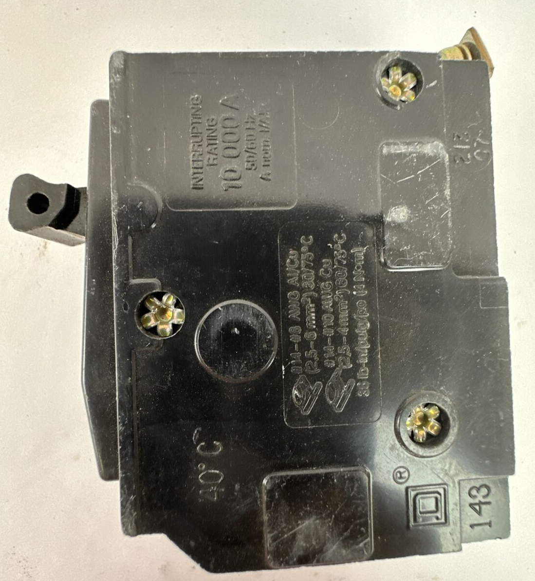 SQUARE D QOB230 CIRCUIT BREAKER 120/240VAC 2POLE 30AMP 10kA