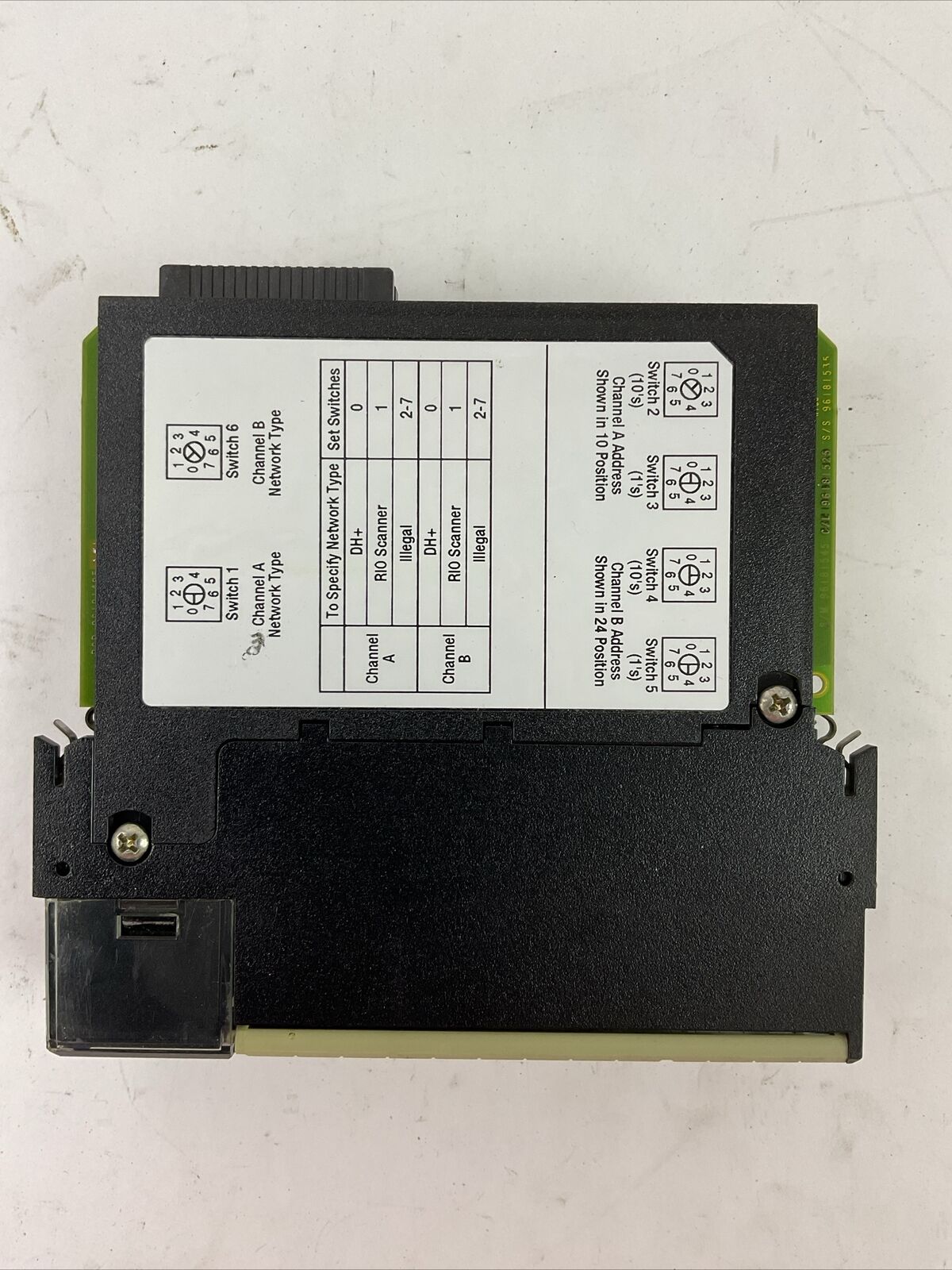 ALLEN BRADLEY 1756-DHRIO SER B CAT REV A01 F/W REV 2.14 COMMUNICATION INTERFACE
