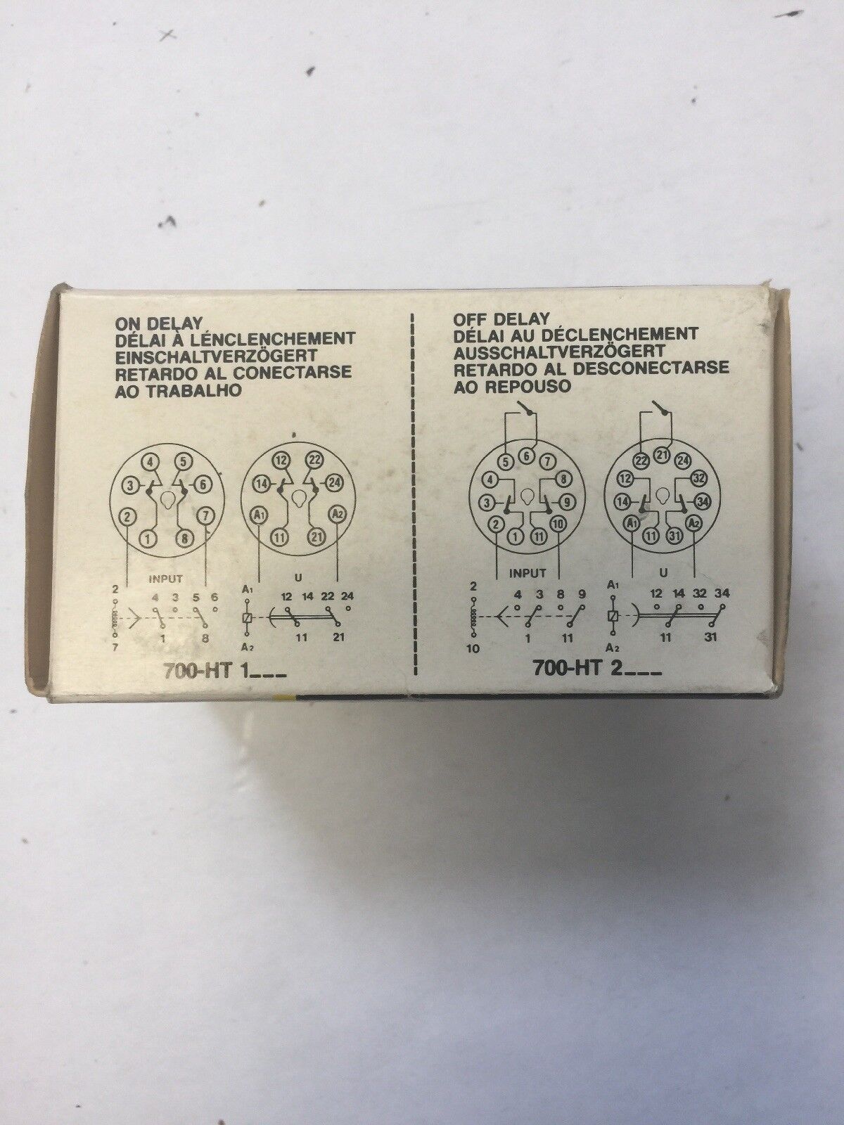 ALLEN BRADLEY 700-HT12AA24 TIMING RELAY 24VAC SER A