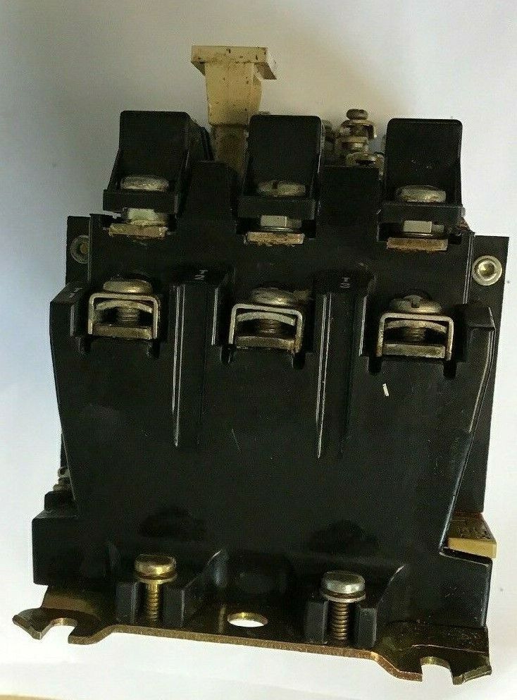 ALLEN BRADLEY 509-B0D SIZE 1 STARTER 600VAC 27AMP 10HP W26 HEATERS 120V COIL