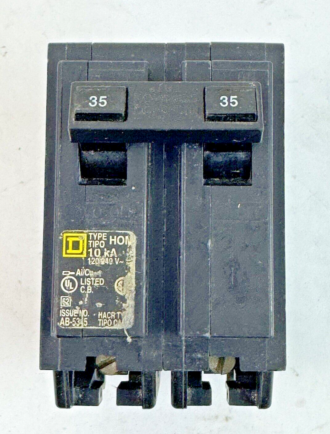 SQUARE D - HOM235 - COMMON TRIP CIRCUIT BREAKER - 2 POLE/ 35 A/ 240 VAC