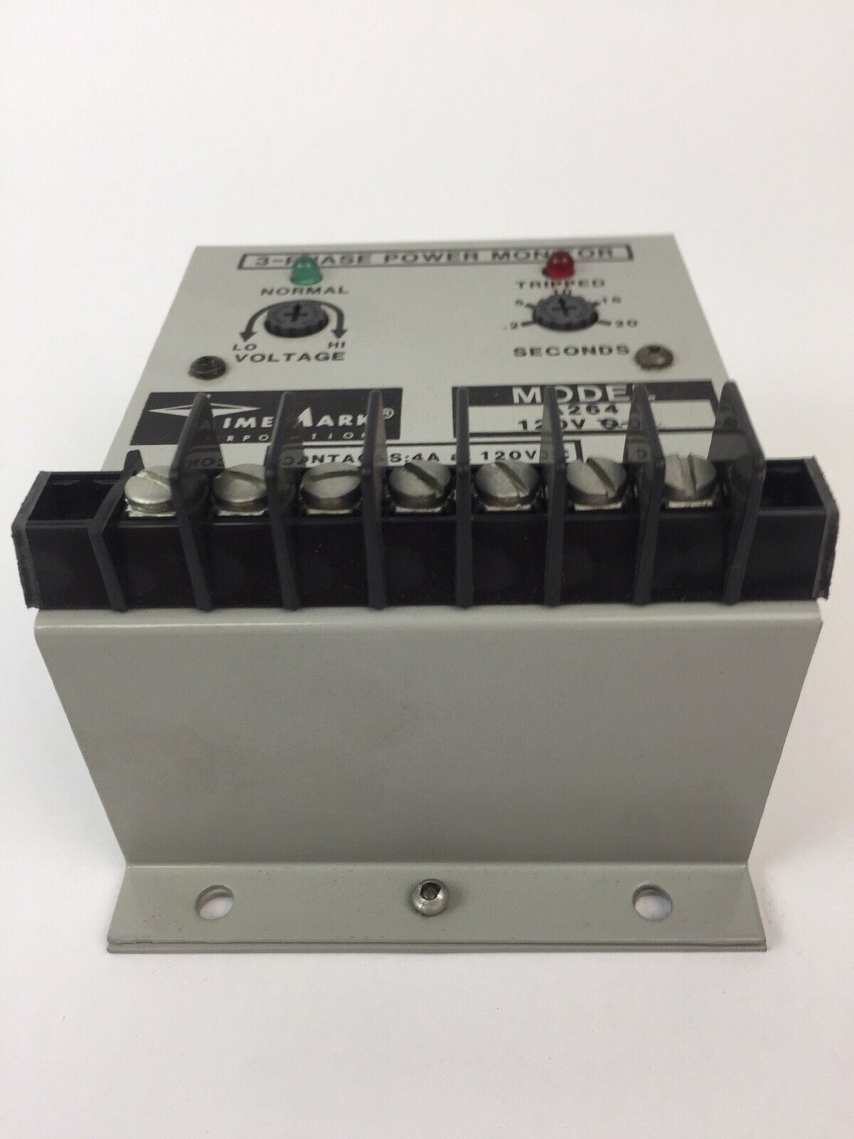 TIME MARK INDUSTRIAL CONTROL A264 3-PHASE POWER MONITOR 120VAC