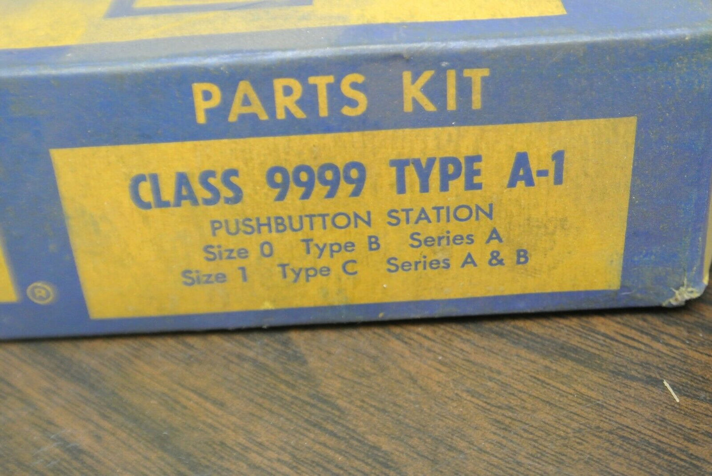SQUARE D / 9999 TYPE A-1 PUSHBUTTON STATION / SIZE 0, SIZE 1 / NEW SURPLUS