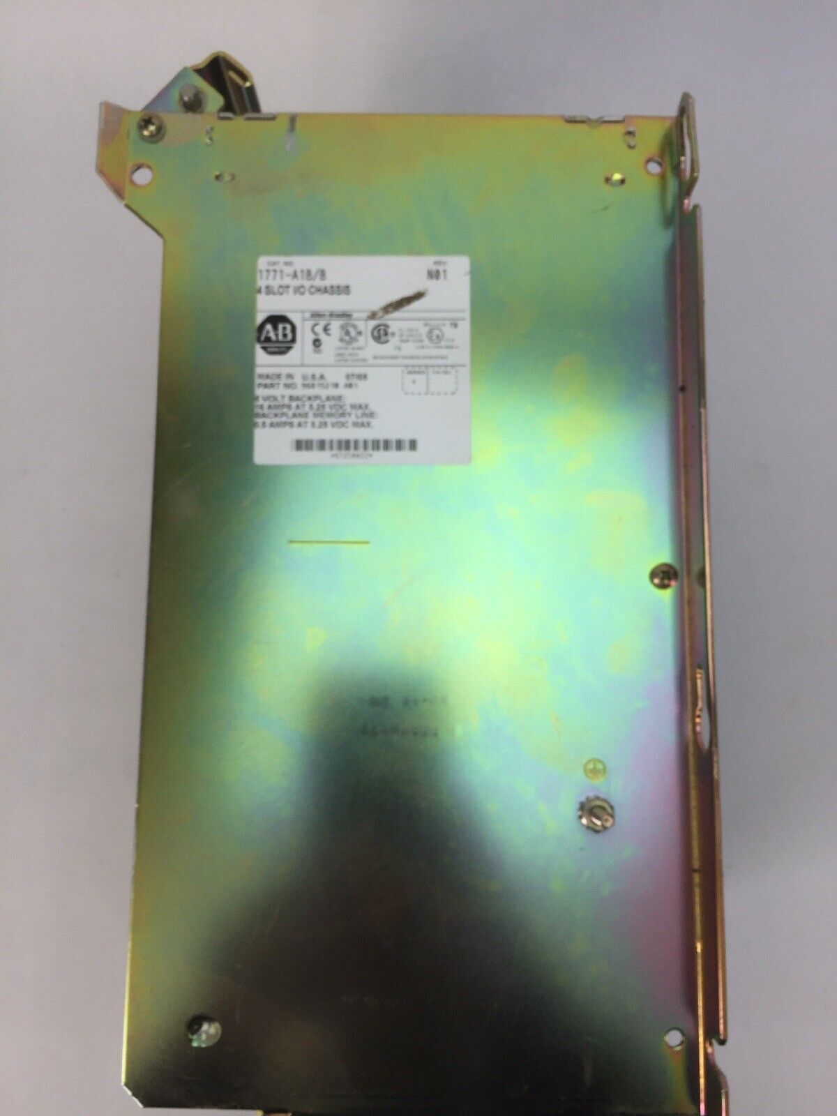 ALLEN BRADLEY 1771-A1B/B 4 SLOT I/O CHASSIS