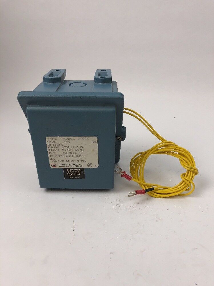 UNITED ELECTRIC CONTROLS H400 440 PRESSURE SWITCH